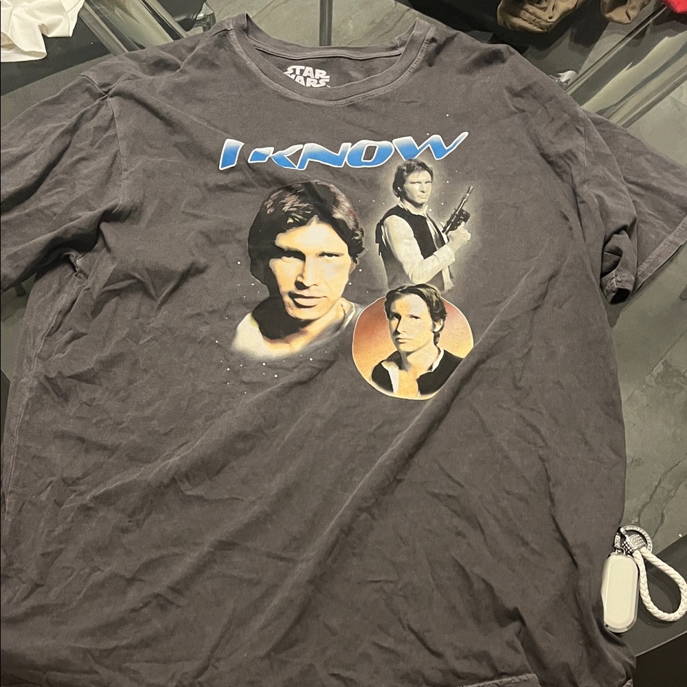 Star Wars Black 'I Know' Graphic Tee